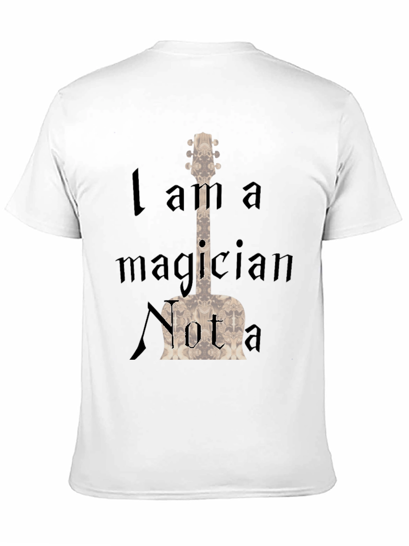 Black I am a Magician Nota Guitarist Tee view 11