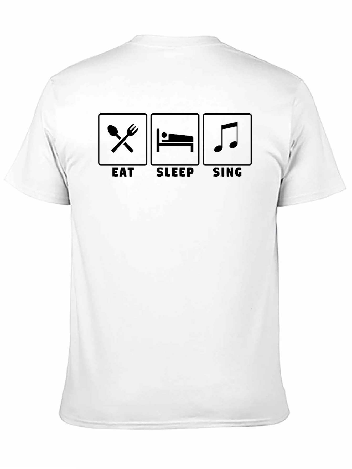 Eat Sleep Sing Graphic T-Shirt - 11