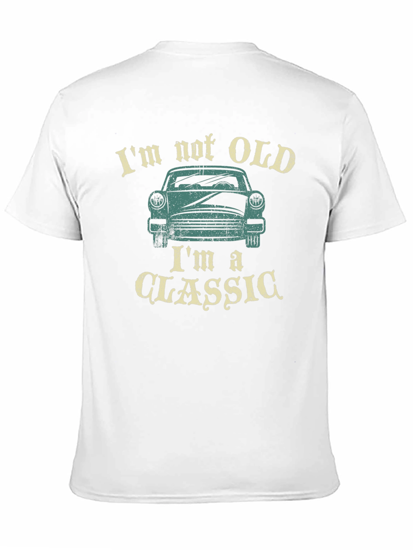 Black I'm Not Old I'm A Classic Car Graphic T-Shirt view 11