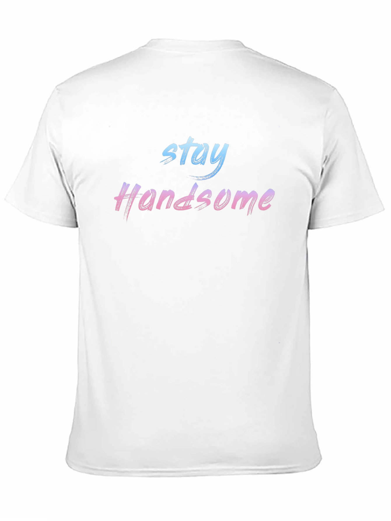 Black Stay Handsome Gradient Graphic Tee view 11