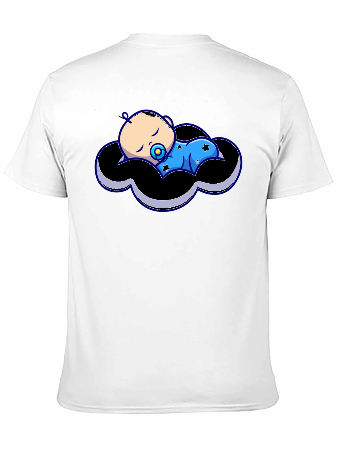Black Baby Cloud Graphic Tee - Black view 11