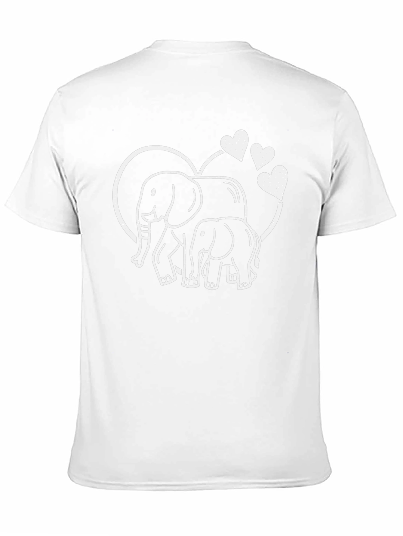 Black Elephant Love T-Shirt - Mama & Baby Tee view 11