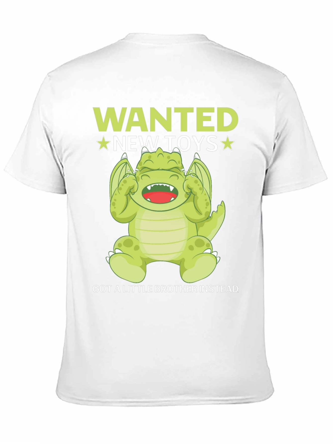 Black Wanted New Toys T-Shirt - Funny Dragon Tee view 11