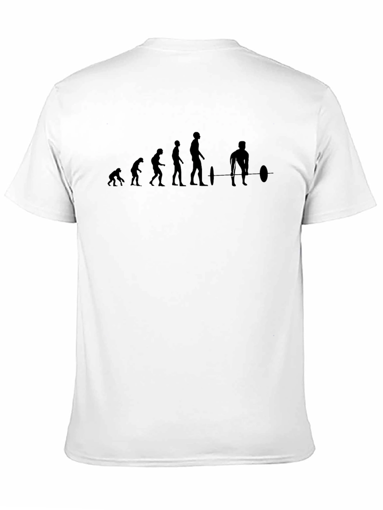 Black Evolution of Gym: Black Graphic Tee for Fitness Lovers view 11