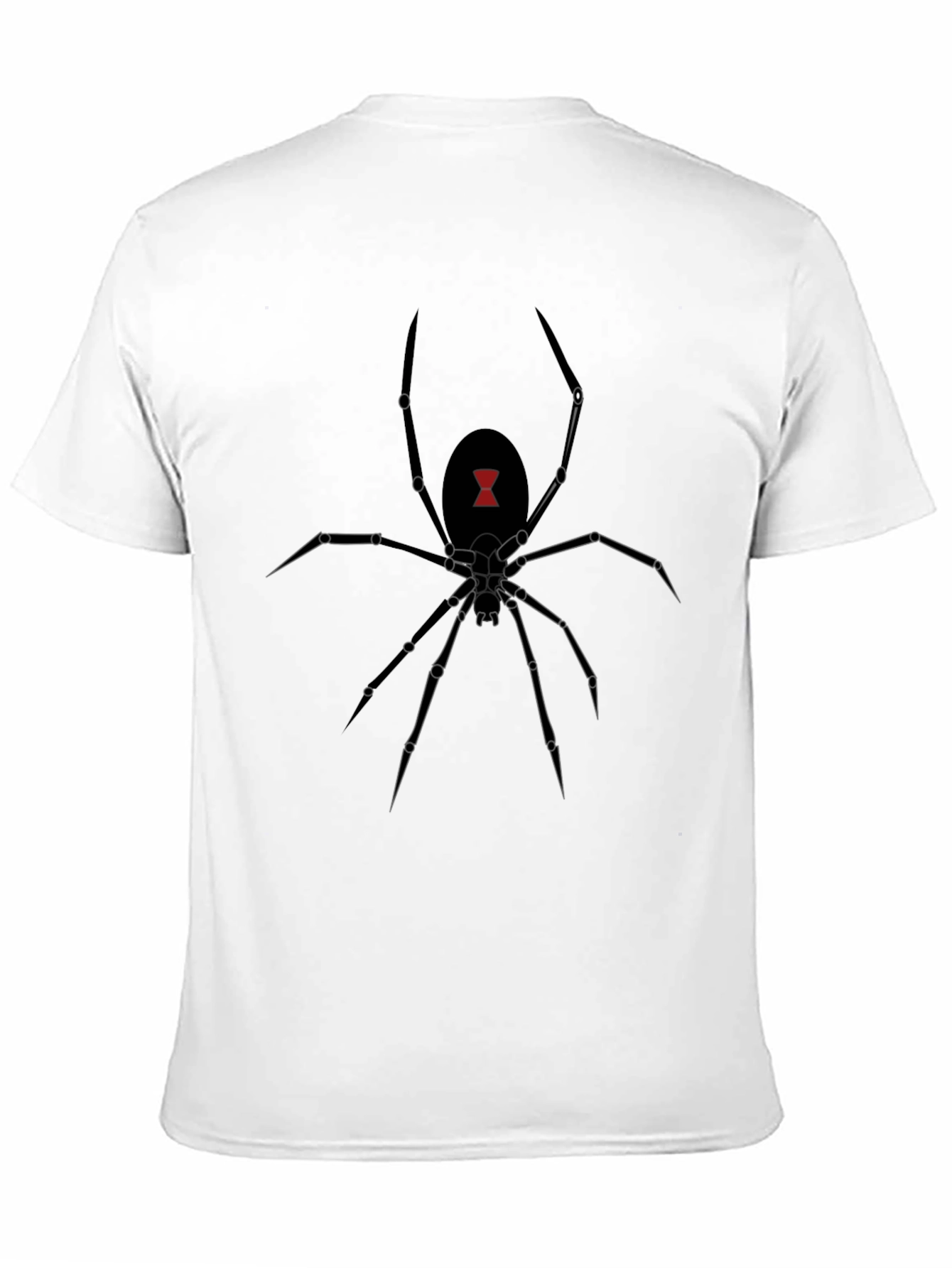Black Black Widow Spider Graphic Tee - Men's Black T-Shirt view 11