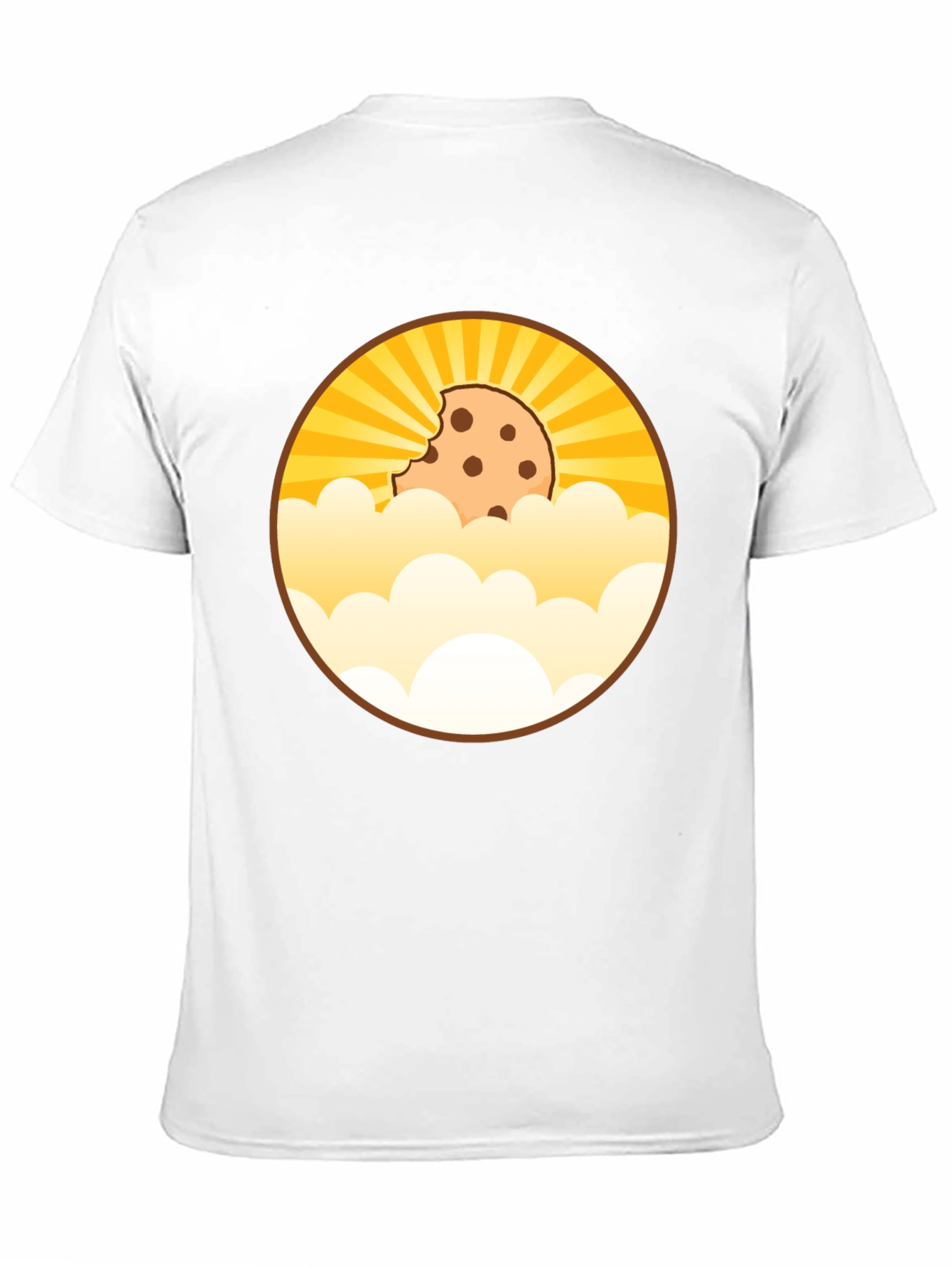 Black Cookie Cloud T-Shirt - Bite Out Of The Sky view 11