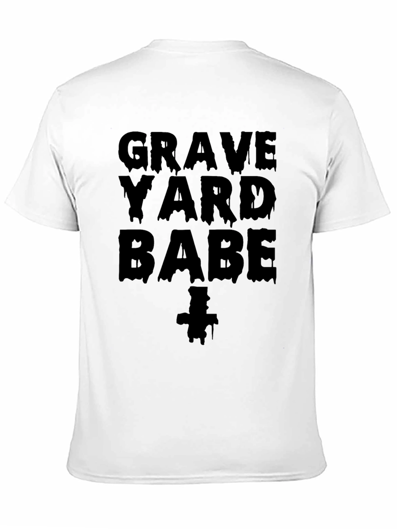 Black Graveyard Babe Graphic Tee - Black view 11
