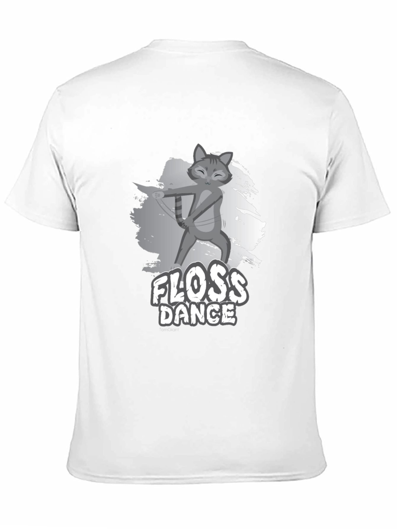 Black Floss Dance Cat Graphic Tee - Black view 11