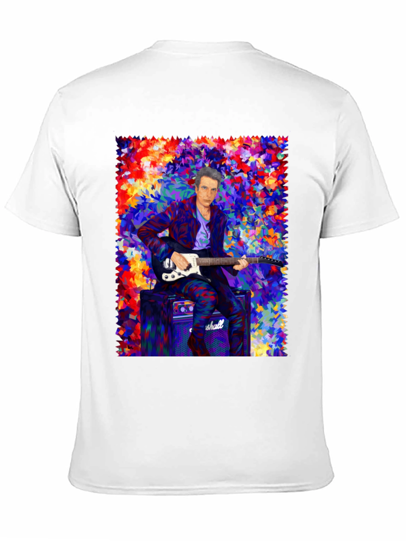 Black Colorful Musician Graphic T-Shirt view 11