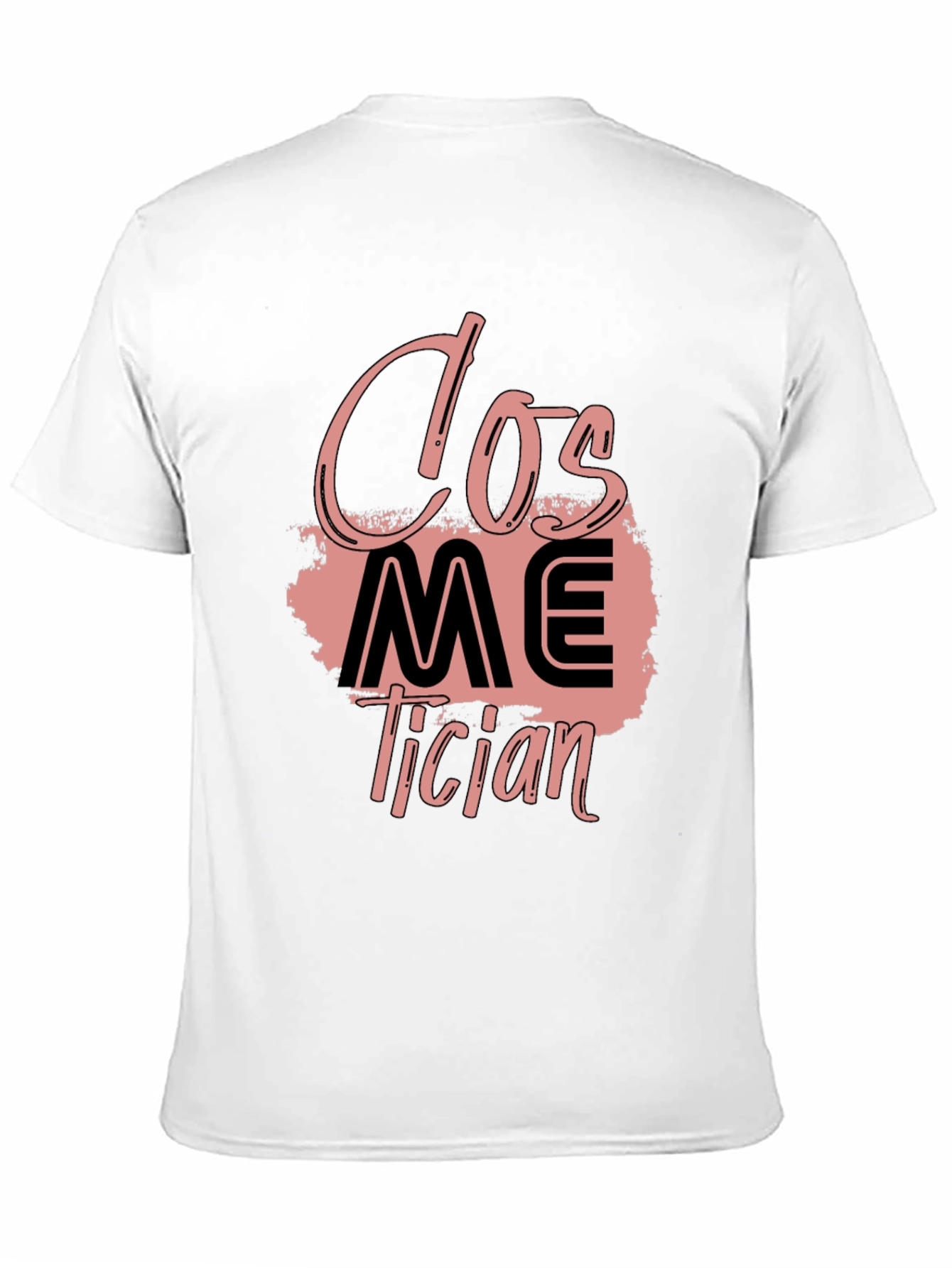 Black Cosmetician T-Shirt - Stylish Graphic Tee for Beauty Pros view 11