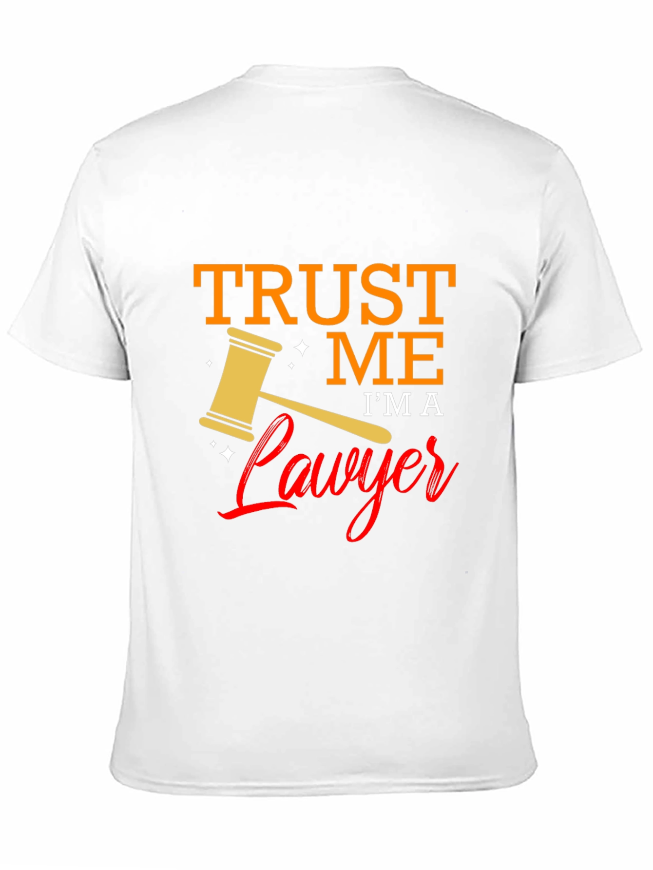 Black Trust Me I'm A Lawyer T-Shirt view 11