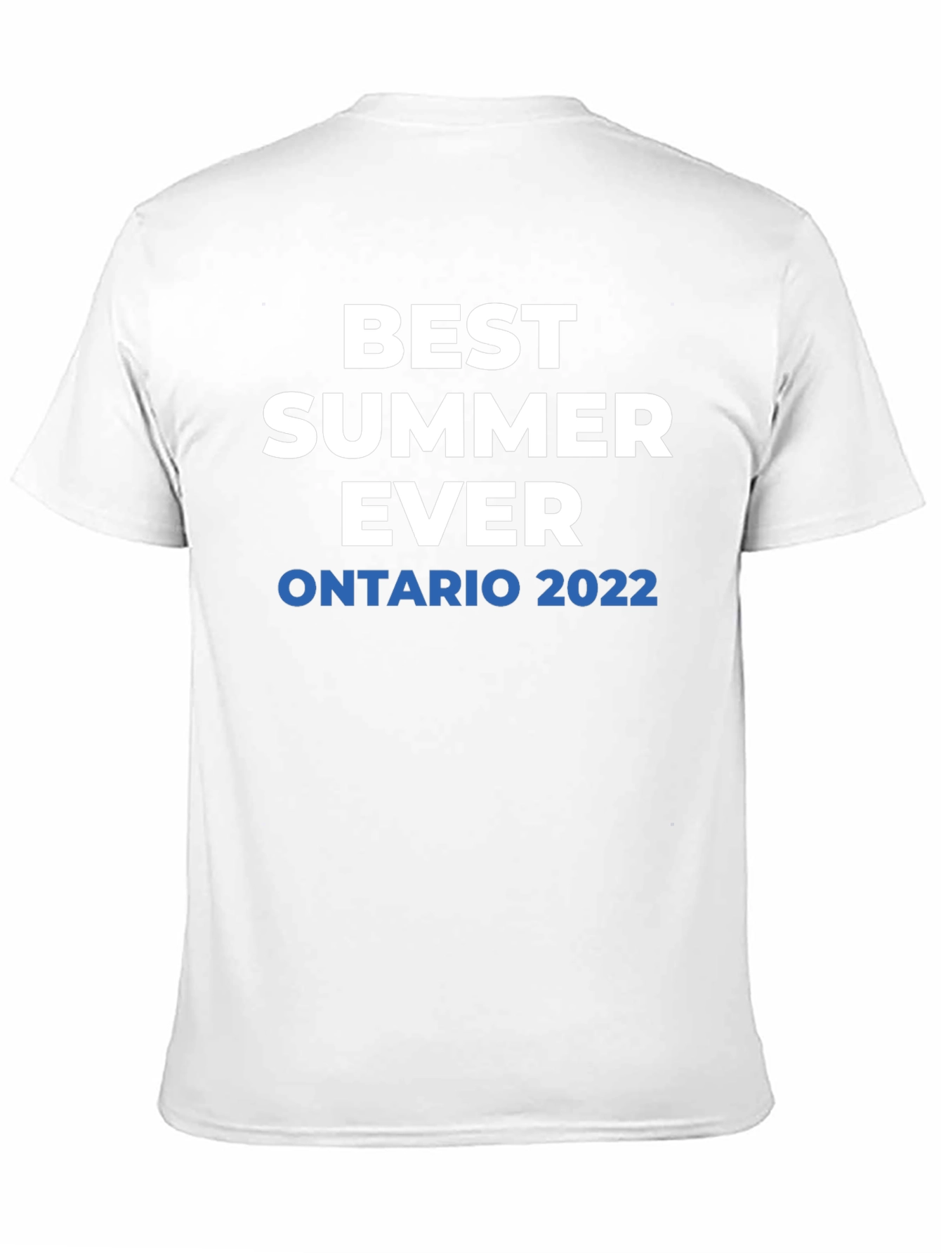 Black Best Summer Ever Ontario 2022 Black T-Shirt view 11