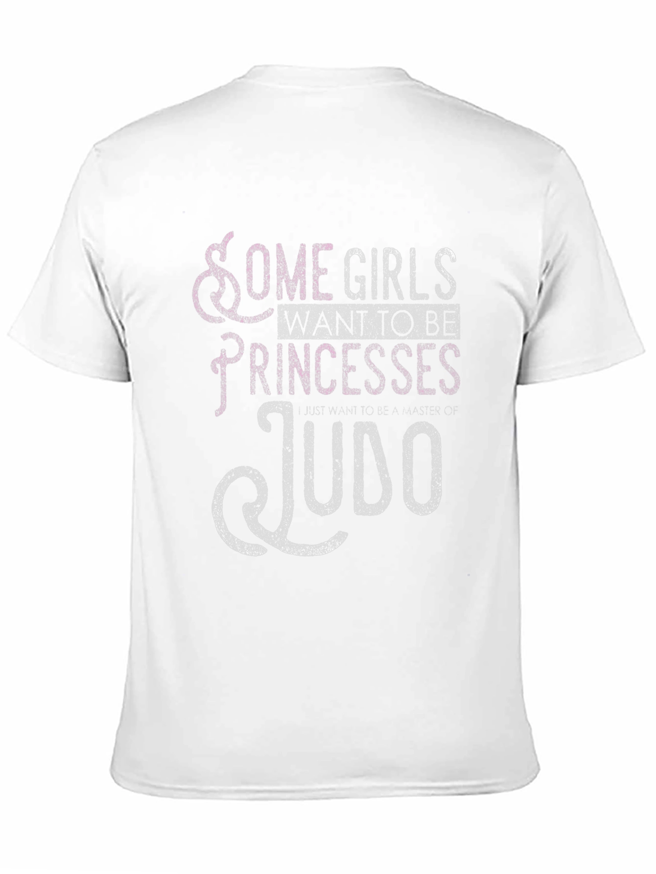 Black Some Girls Want to Be Princesses Judo T-Shirt view 11