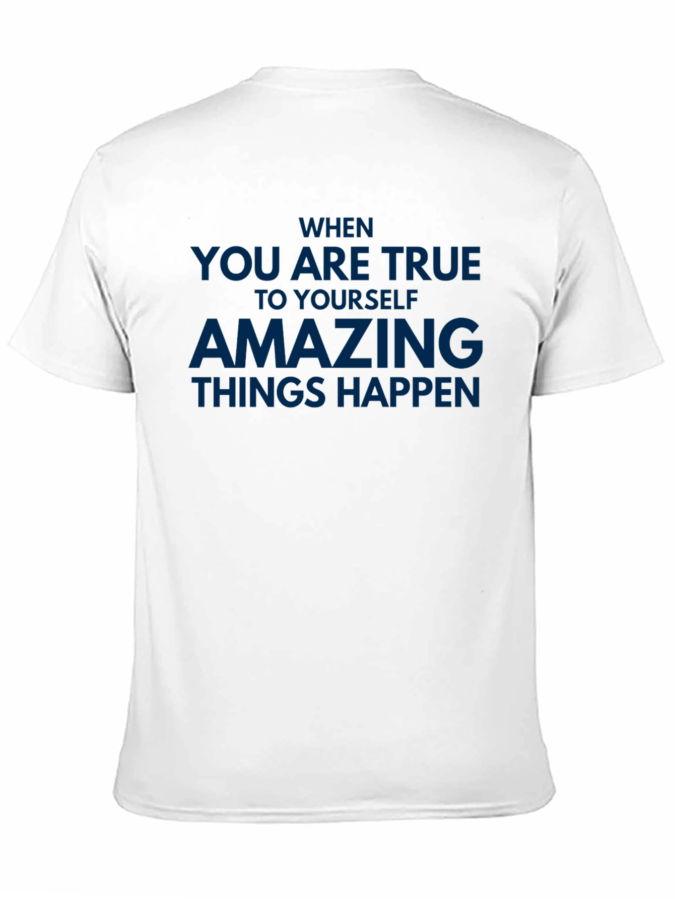 Black Inspirational True Self T-Shirt view 11