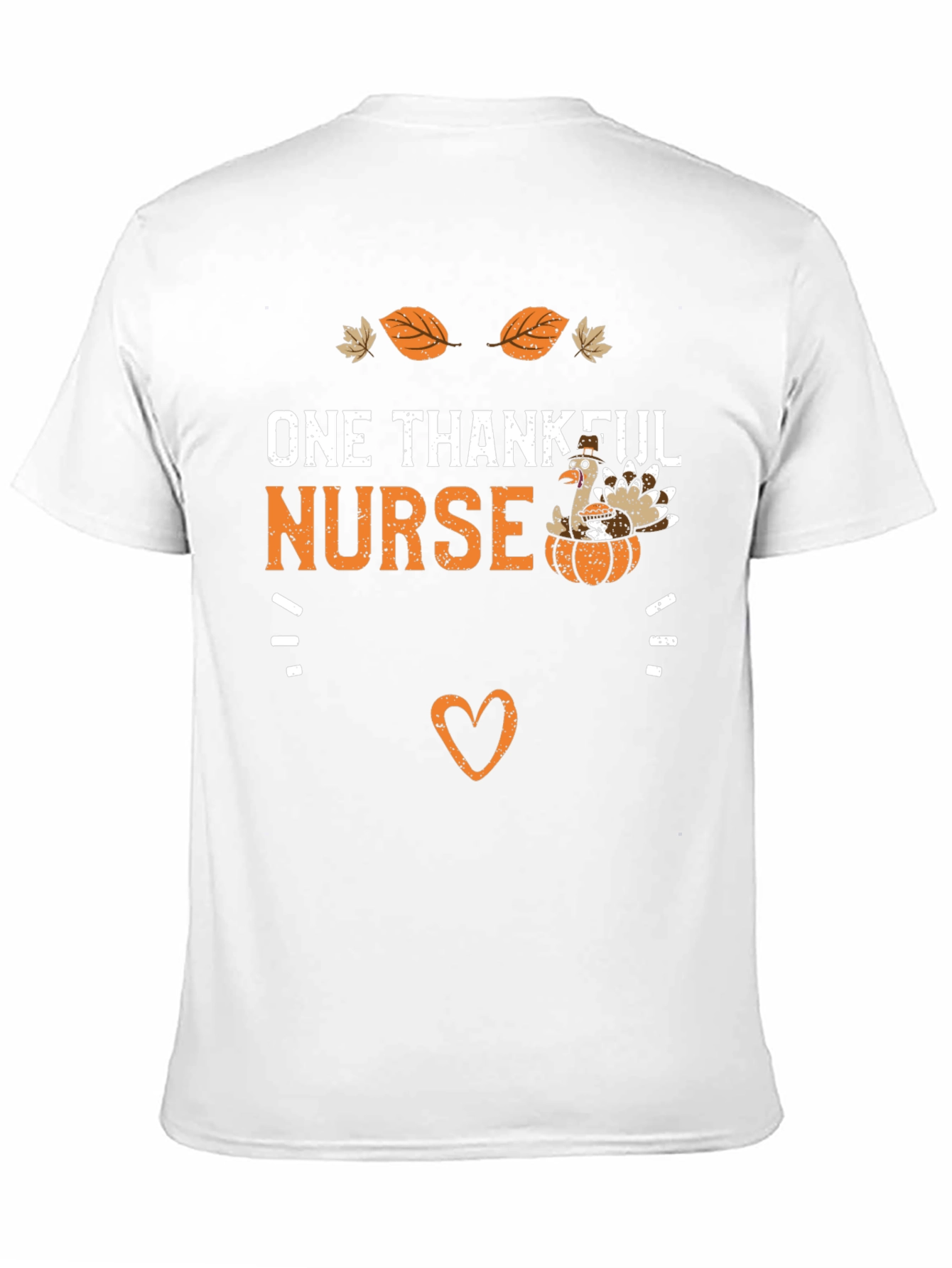 One Thankful Nurse Thanksgiving T-Shirt - 11