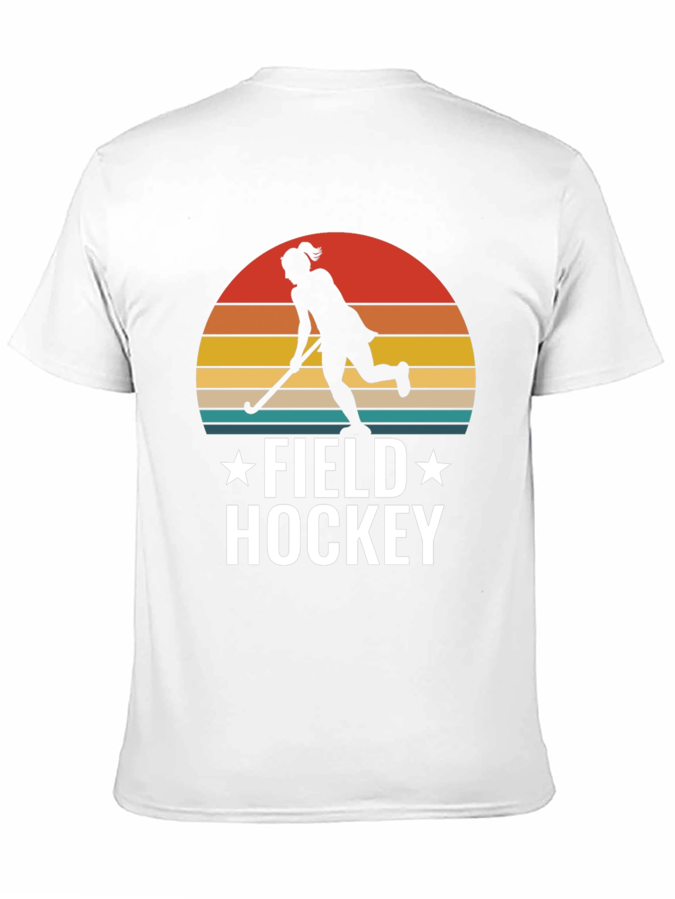 Black Field Hockey Sunset T-Shirt view 11