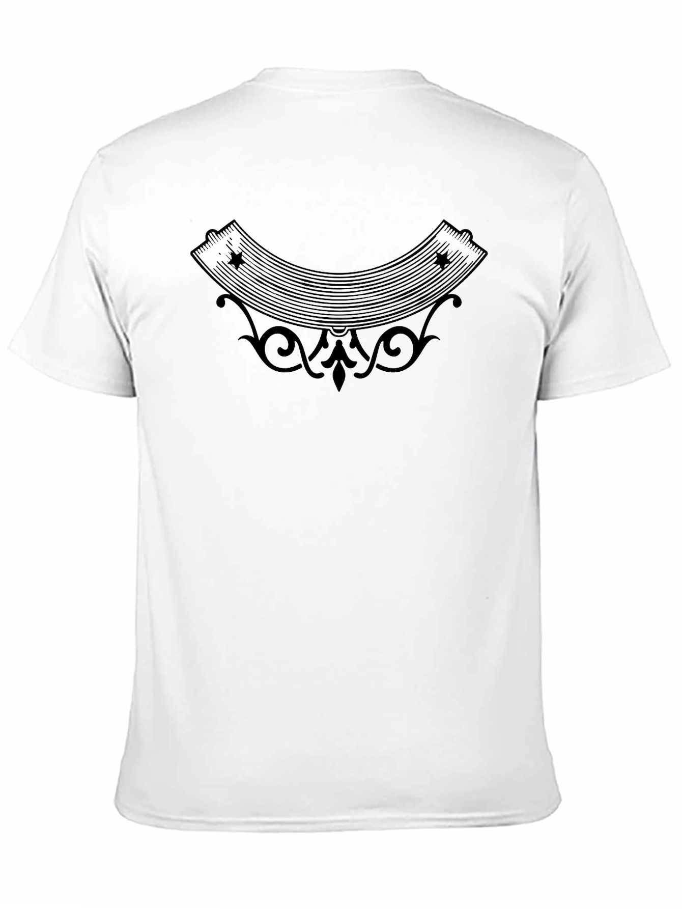 Black Stylish Black Graphic Tee for Men view 11