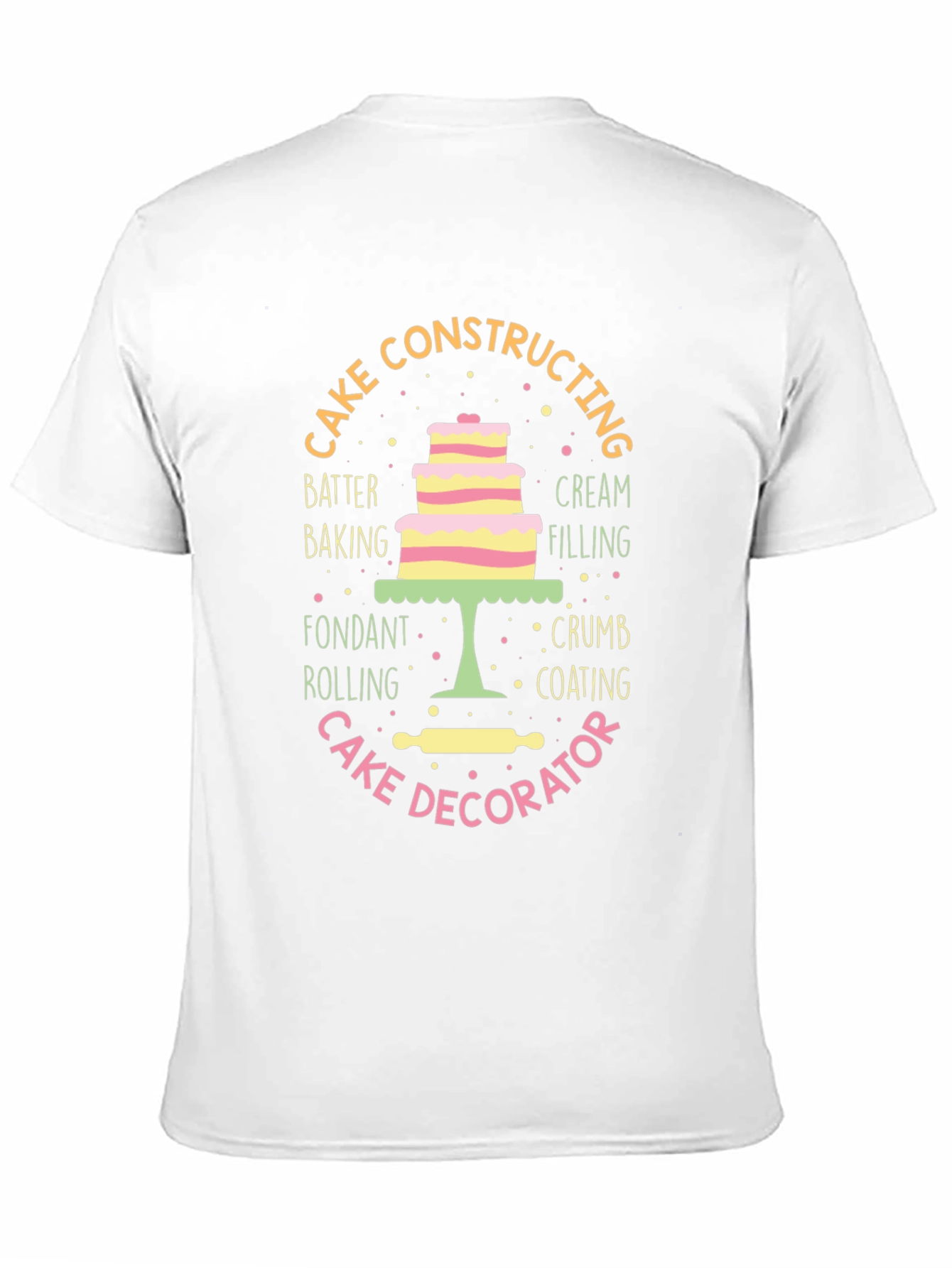 Black Cake Constructor Graphic T-Shirt view 11
