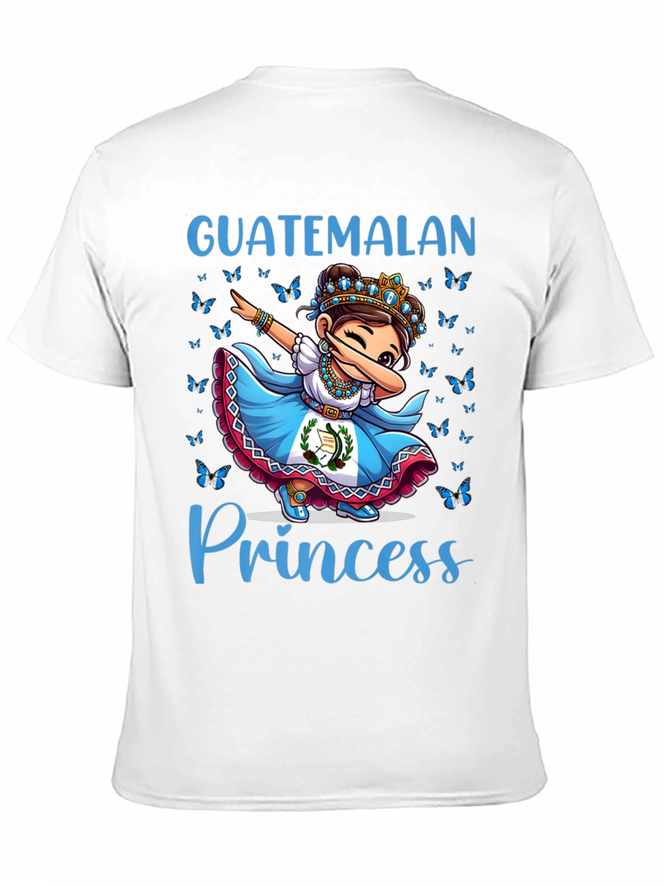 Black Guatemalan Princess T-Shirt view 11