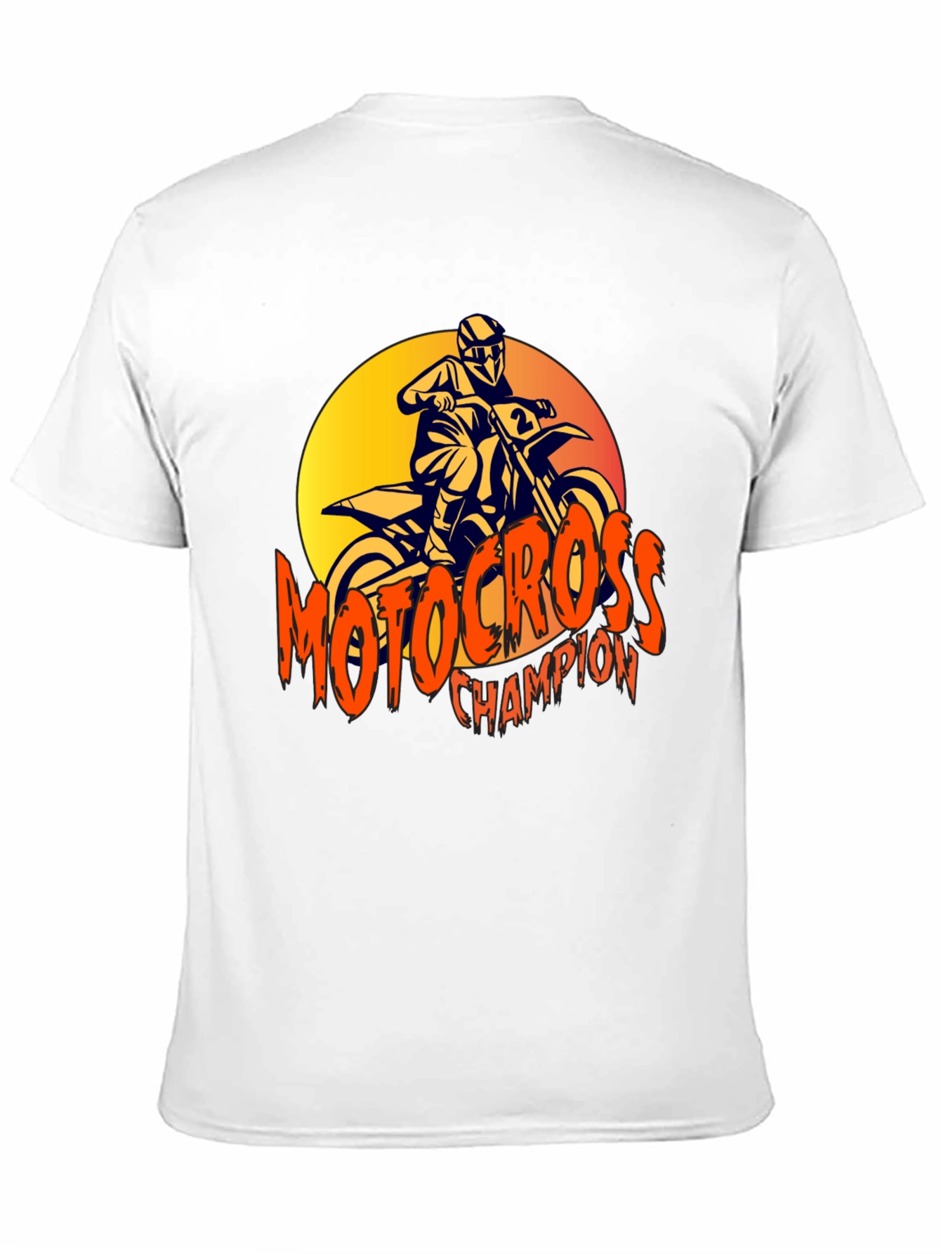 Black Motocross Champion Graphic Tee - Rider T-Shirt view 11