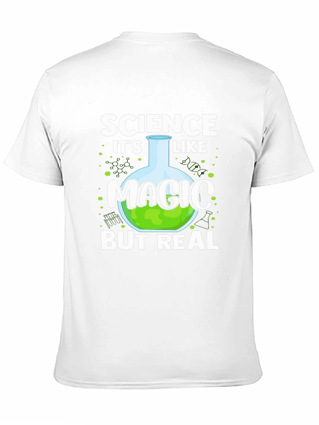 Black Science Like Magic T-Shirt - Nerdy Funny Tee view 11