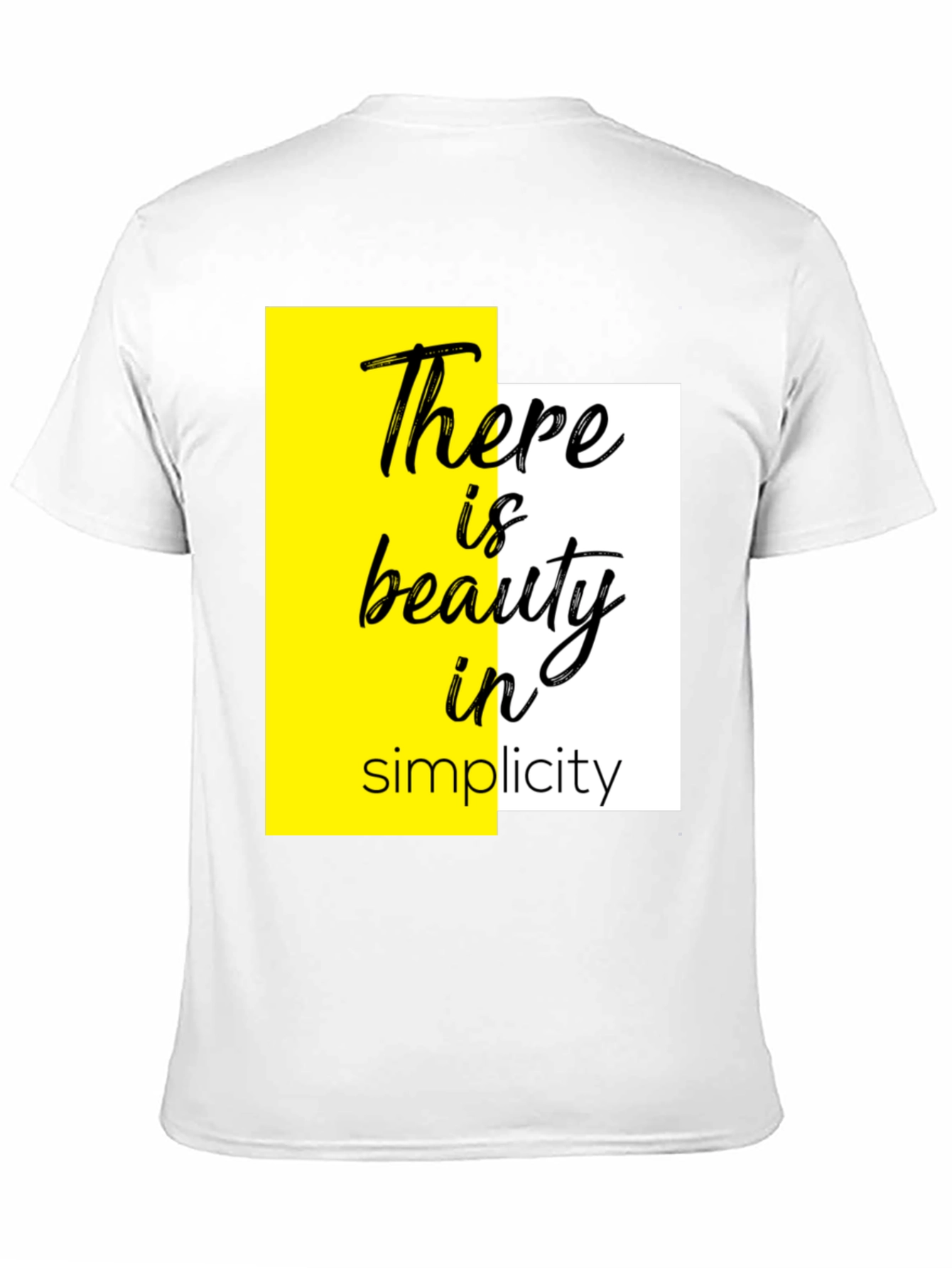 Black Beauty in Simplicity Black Graphic Tee view 11