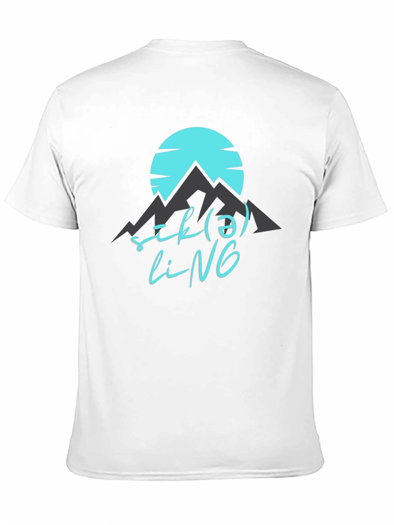 Black Stylish Graphic Print T-Shirt - Sik(ə)liNG Design view 11