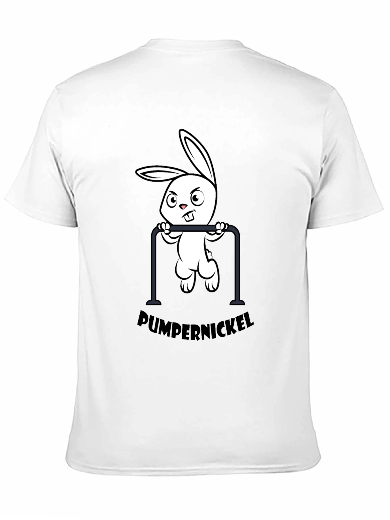 Black Pumpernickel Bunny Pull-Up T-Shirt view 11