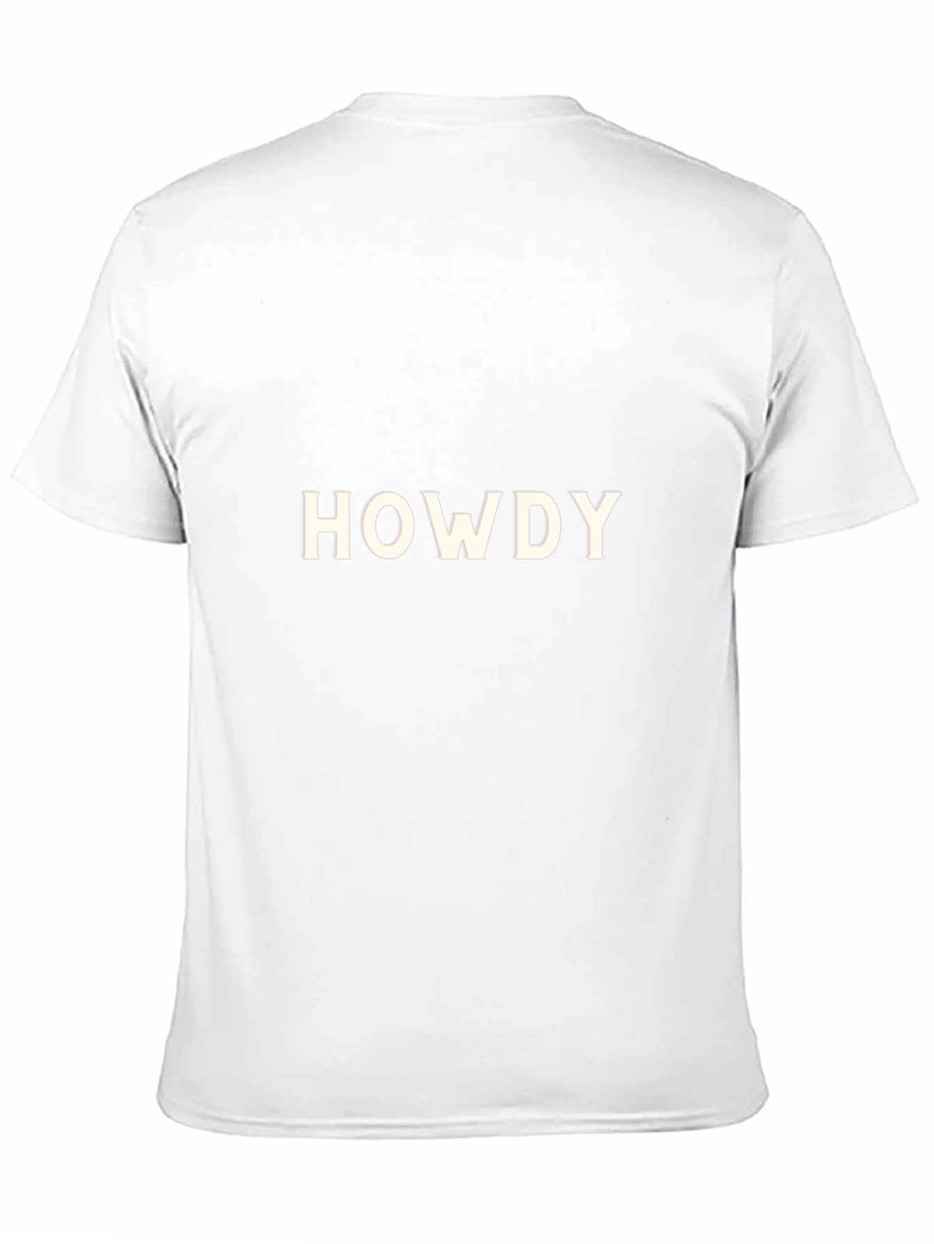 Black Howdy Graphic Tee - Casual Cotton Blend T-Shirt view 11