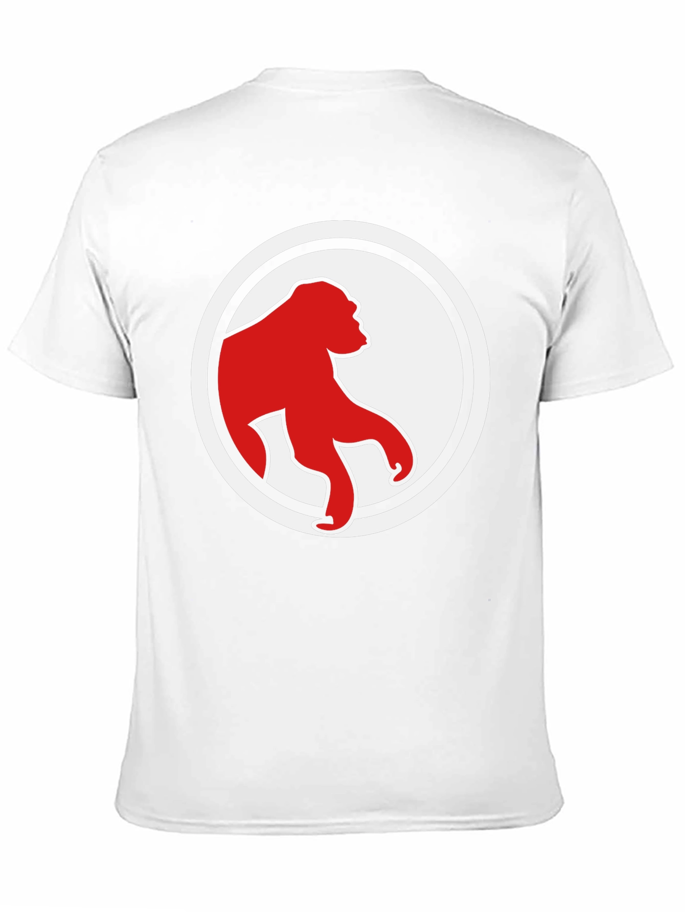 Black Red Ape Graphic Tee - Modern Black Shirt view 11