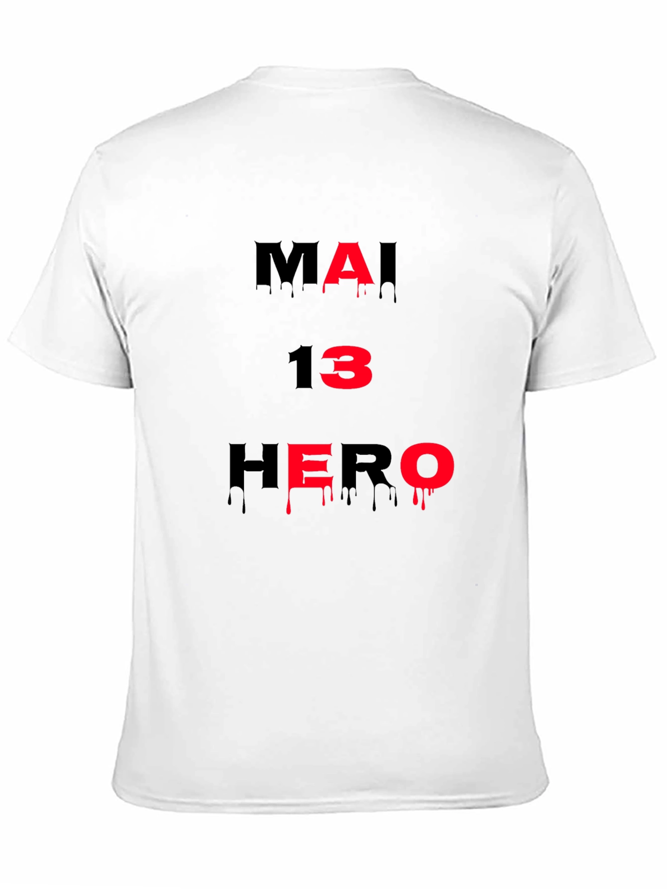 Black MAI 13 HERO Graphic T-Shirt view 11