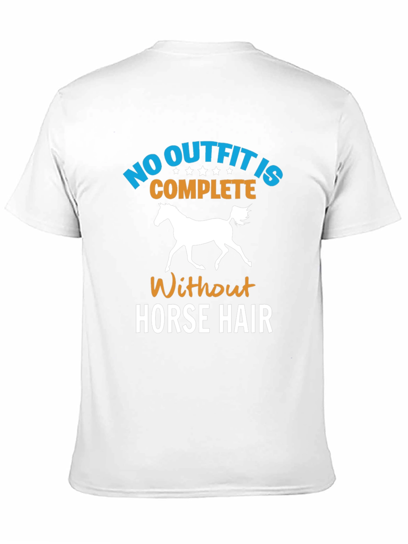 Black Horse Hair Graphic T-Shirt view 11