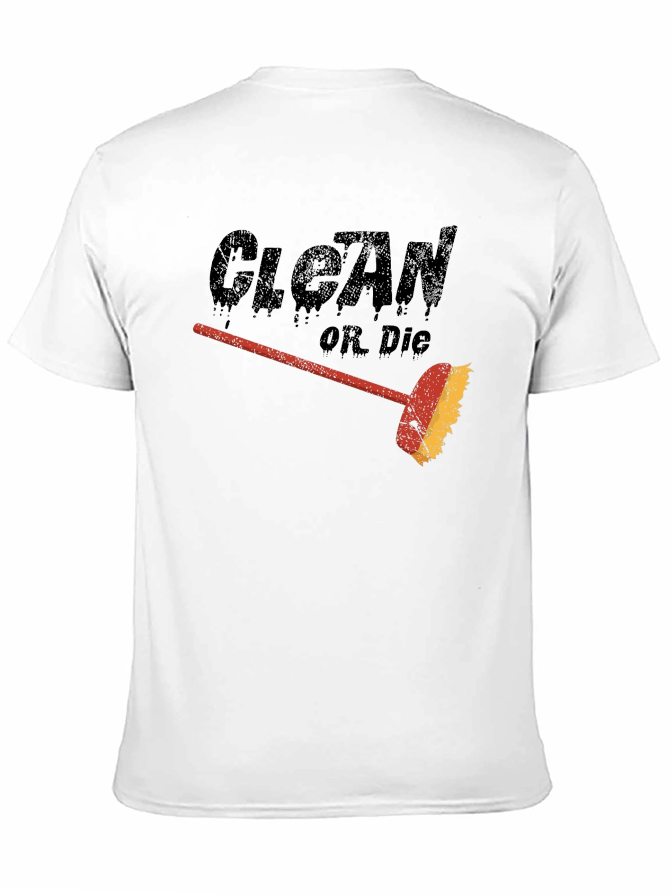 Black Clean or Die T-Shirt - Funny Cleaning Humor Tee view 11