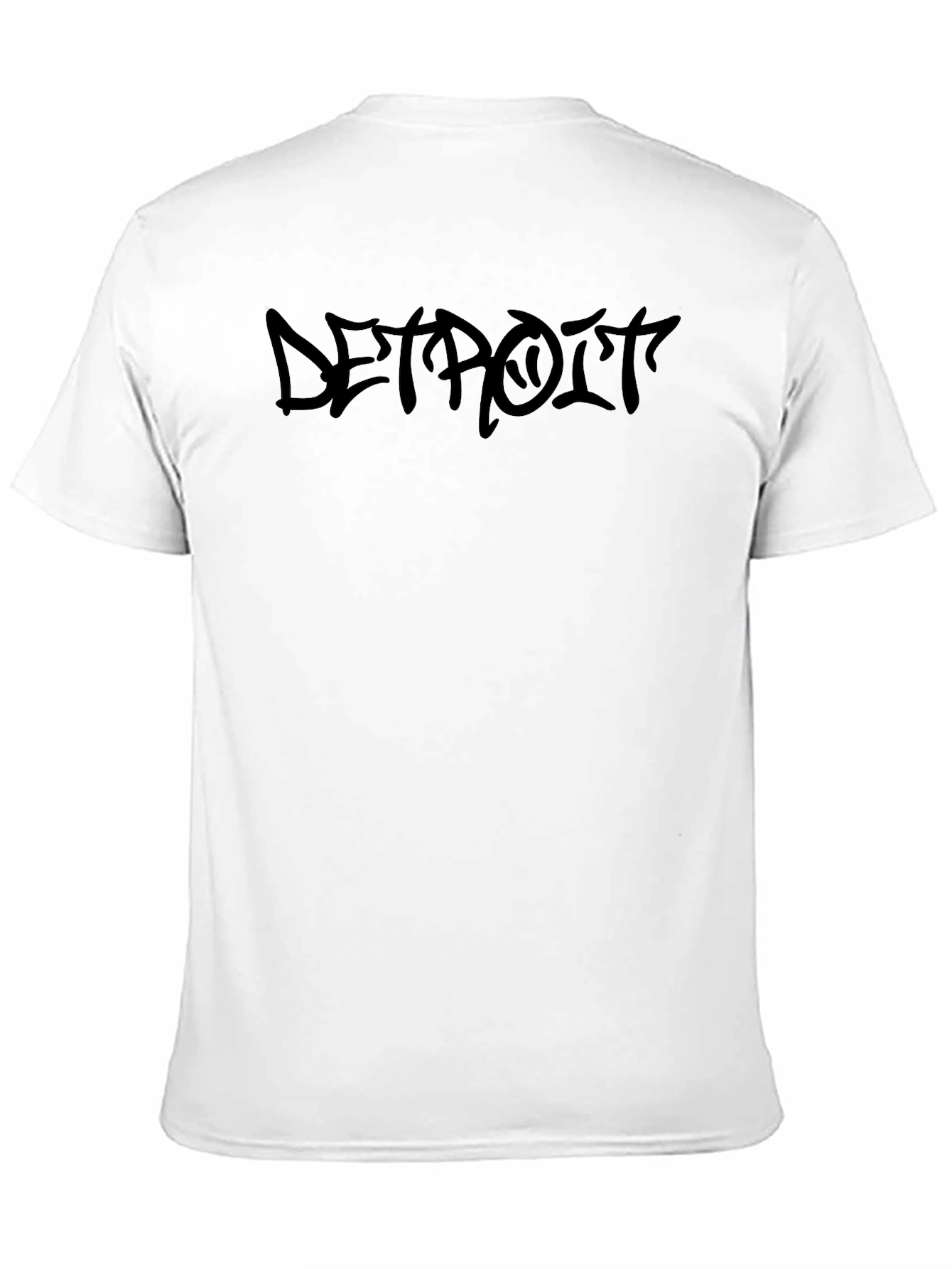 Detroit Graphic Print Crew Neck T-Shirt - 11