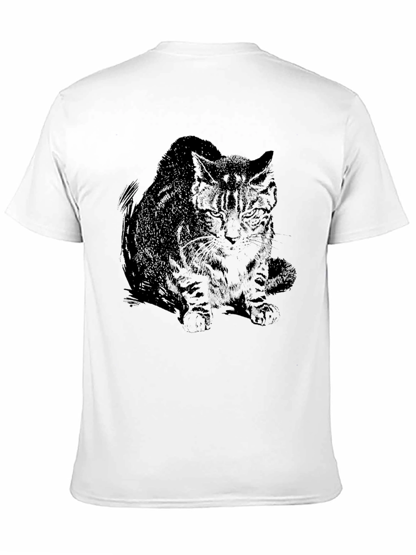 Black Black Cat Graphic T-Shirt view 11