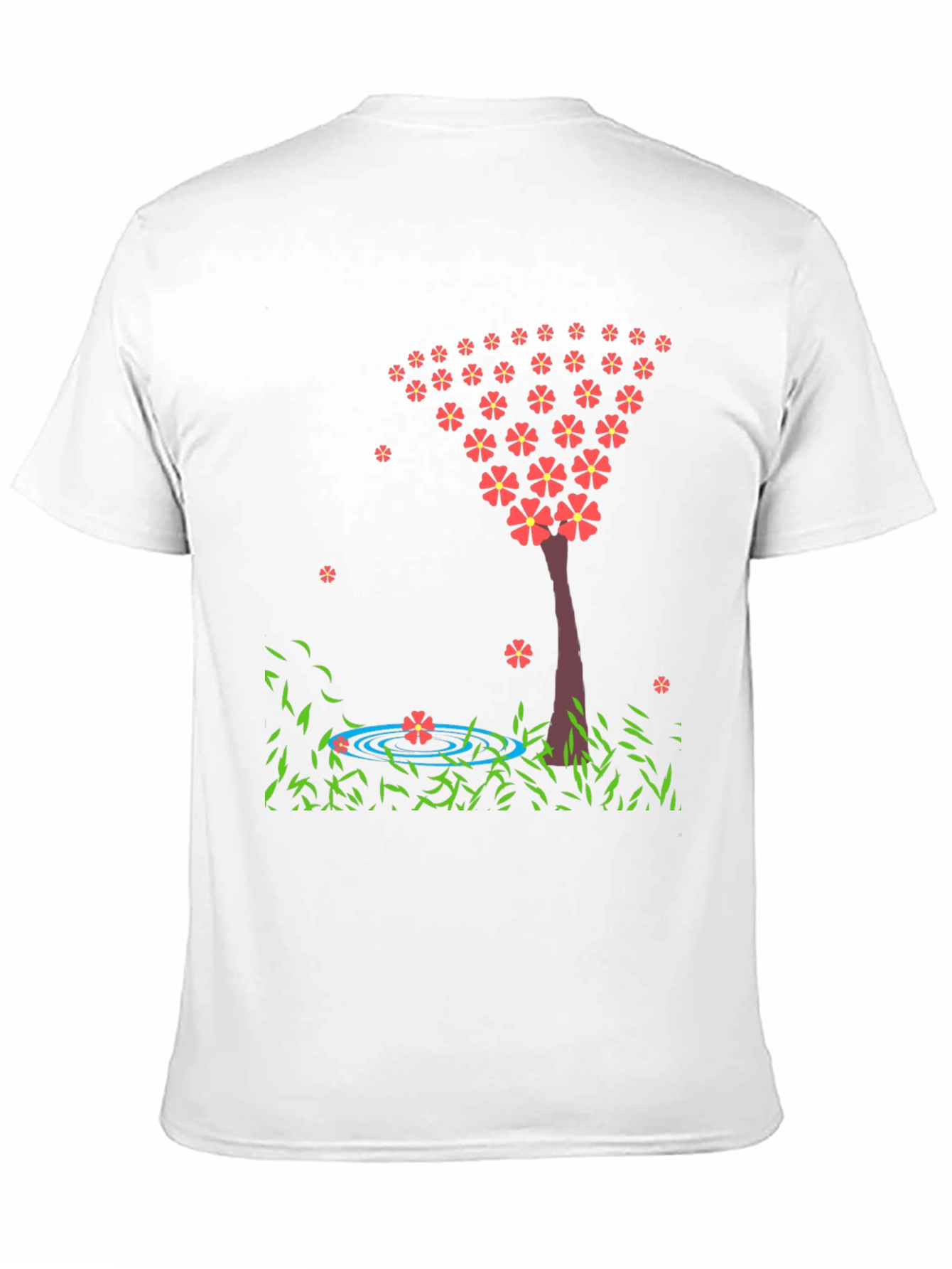 Black Floral Tree Graphic Tee - Stylish & Unique view 11