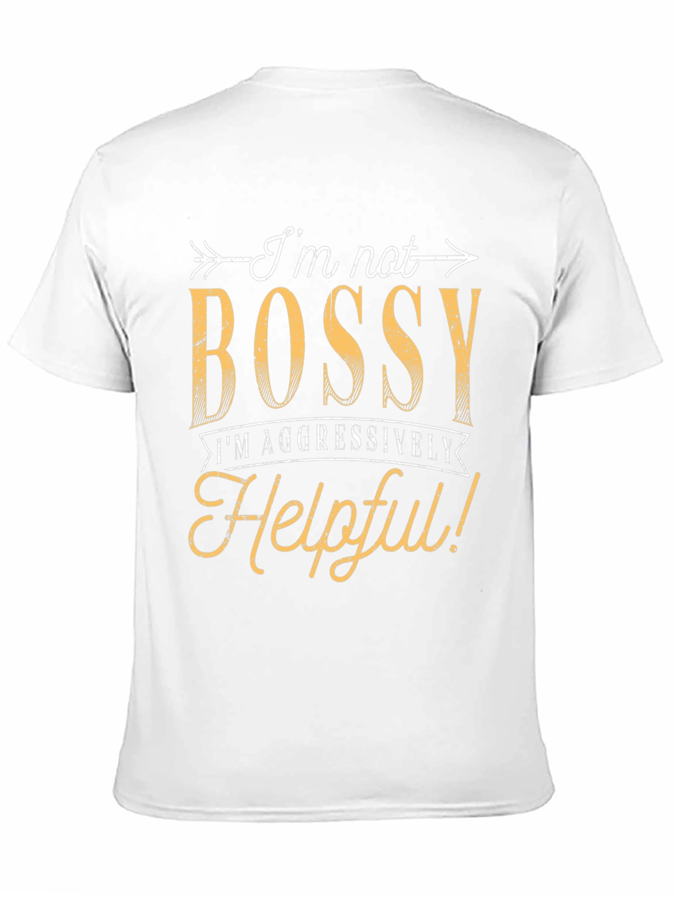 Black Funny "I'm Not Bossy" Graphic T-Shirt view 11