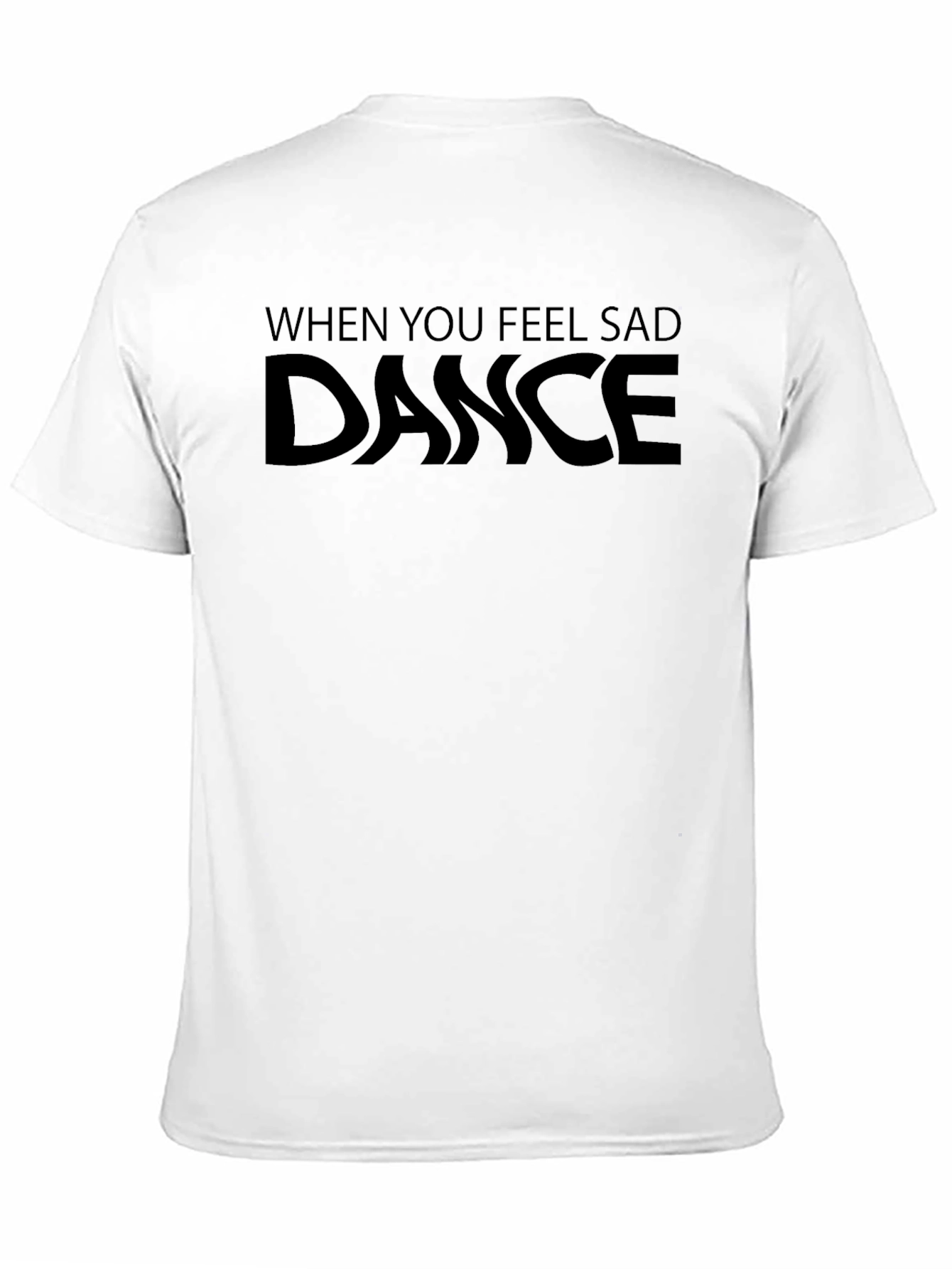 Black Dance When You Feel Sad Graphic Tee view 11