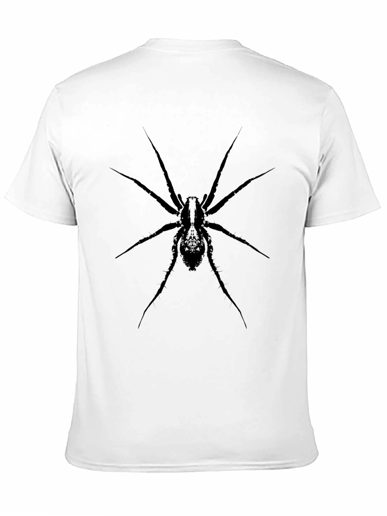 Black Spider Graphic Tee - Black Cotton Blend view 11