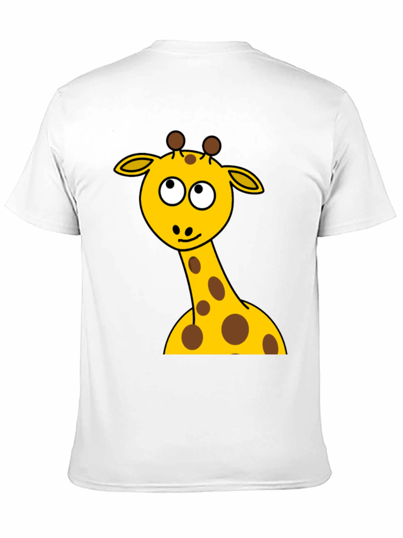 Black Giraffe Graphic Tee - Unisex Black T-Shirt view 11