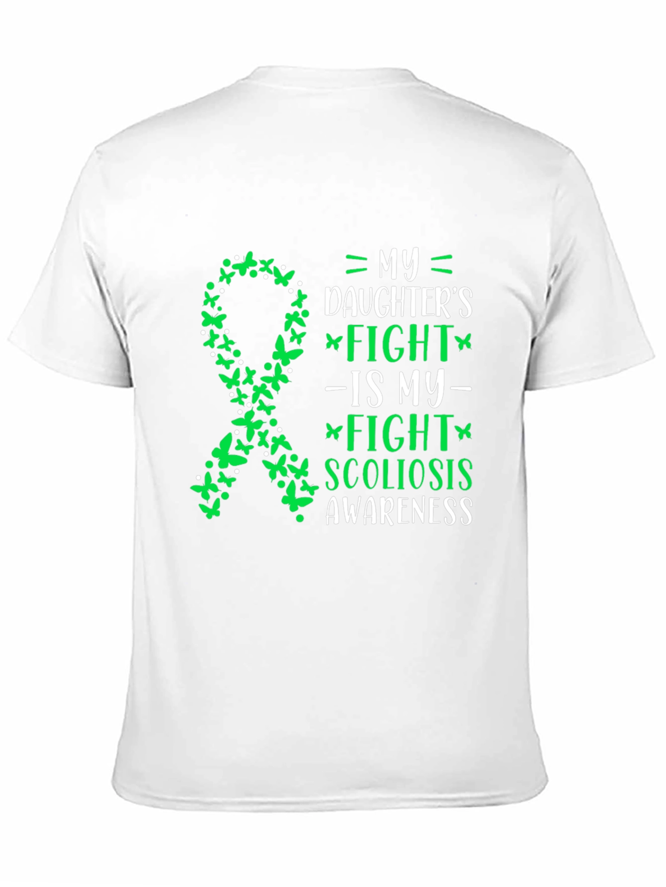 Scoliosis Awareness T-Shirt - My Daughter's Fight - 11
