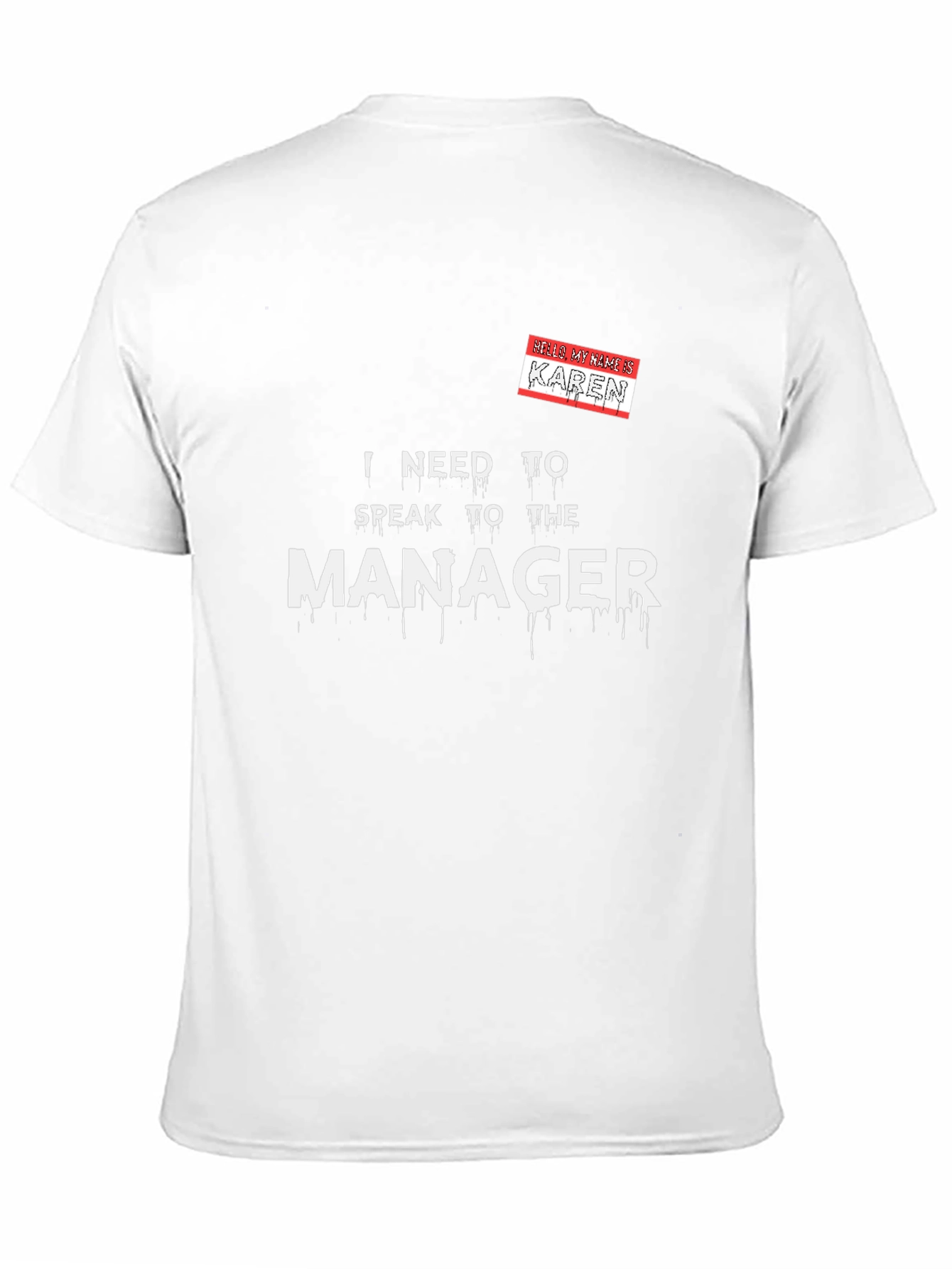 Black Speak To The Manager Tee - Funny Karen Shirt view 11