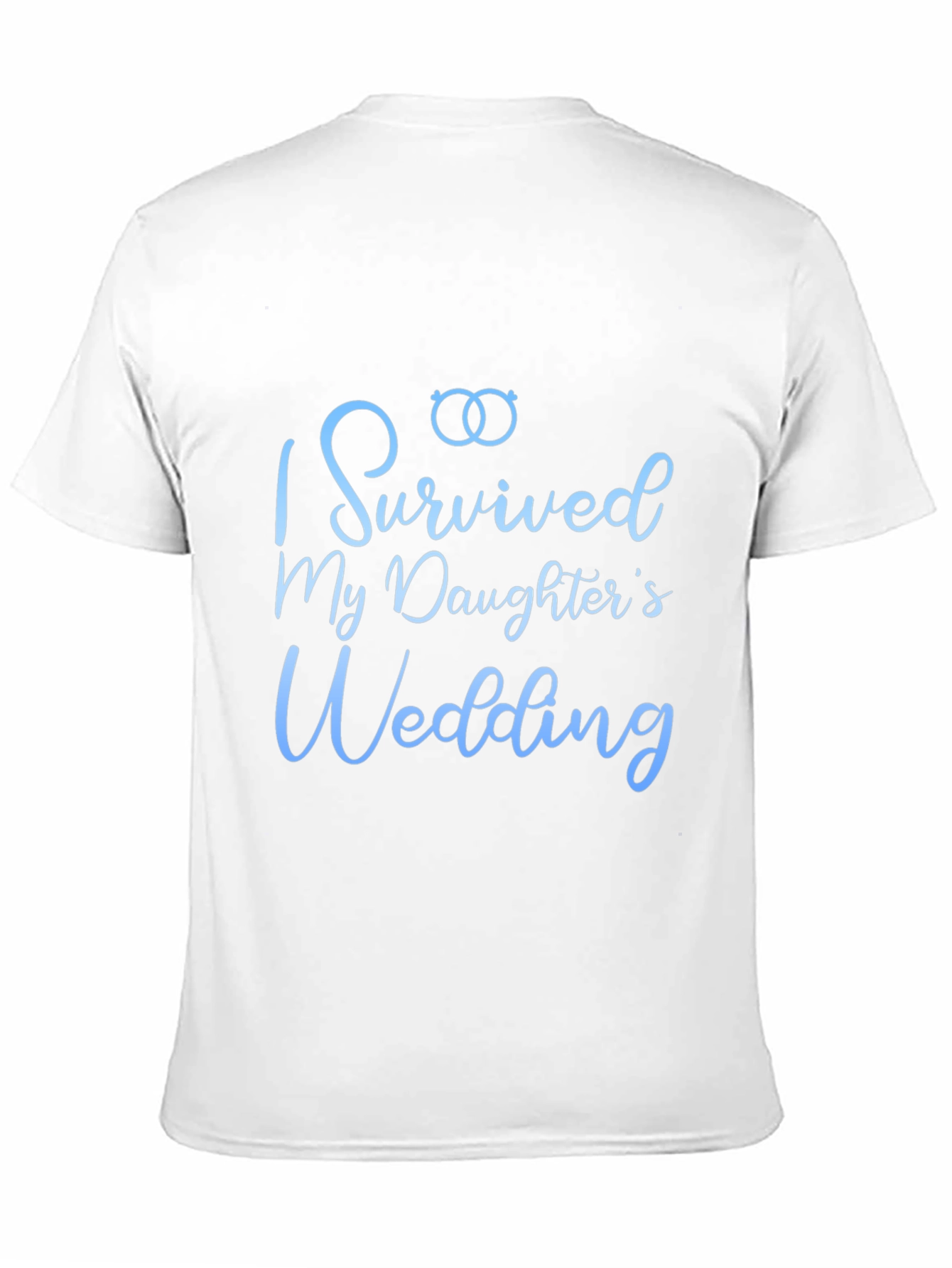 Black I Survived My Daughter's Wedding T-Shirt view 11