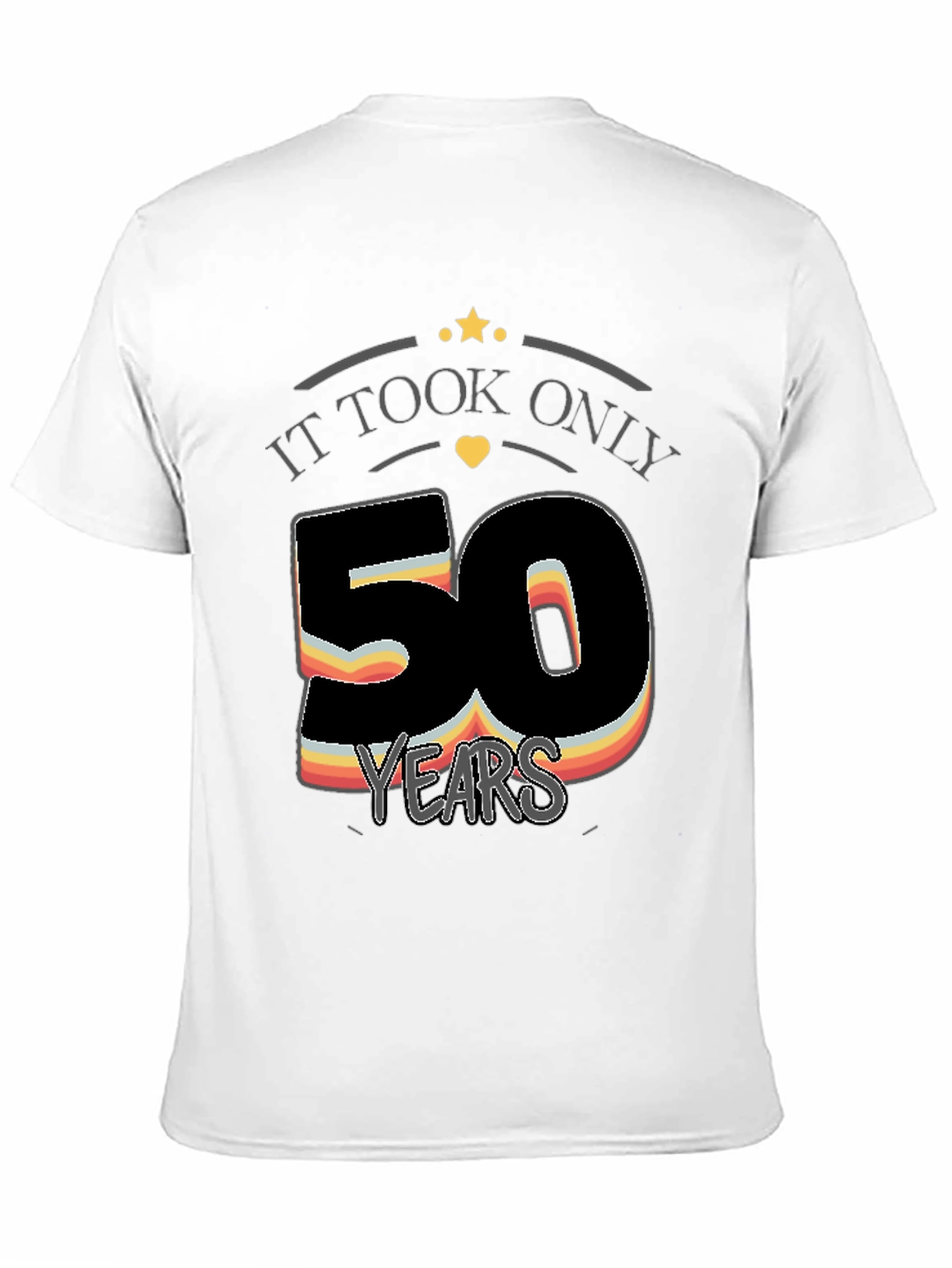 Black It Took Only 50 Years T-Shirt view 11