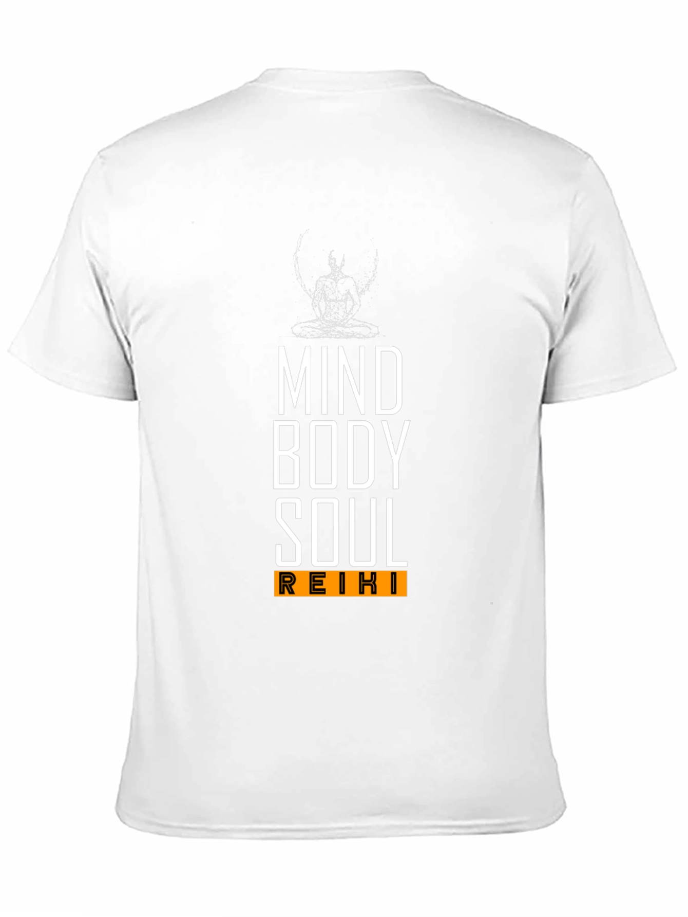Black Mind Body Soul Reiki T-Shirt | Unisex view 11
