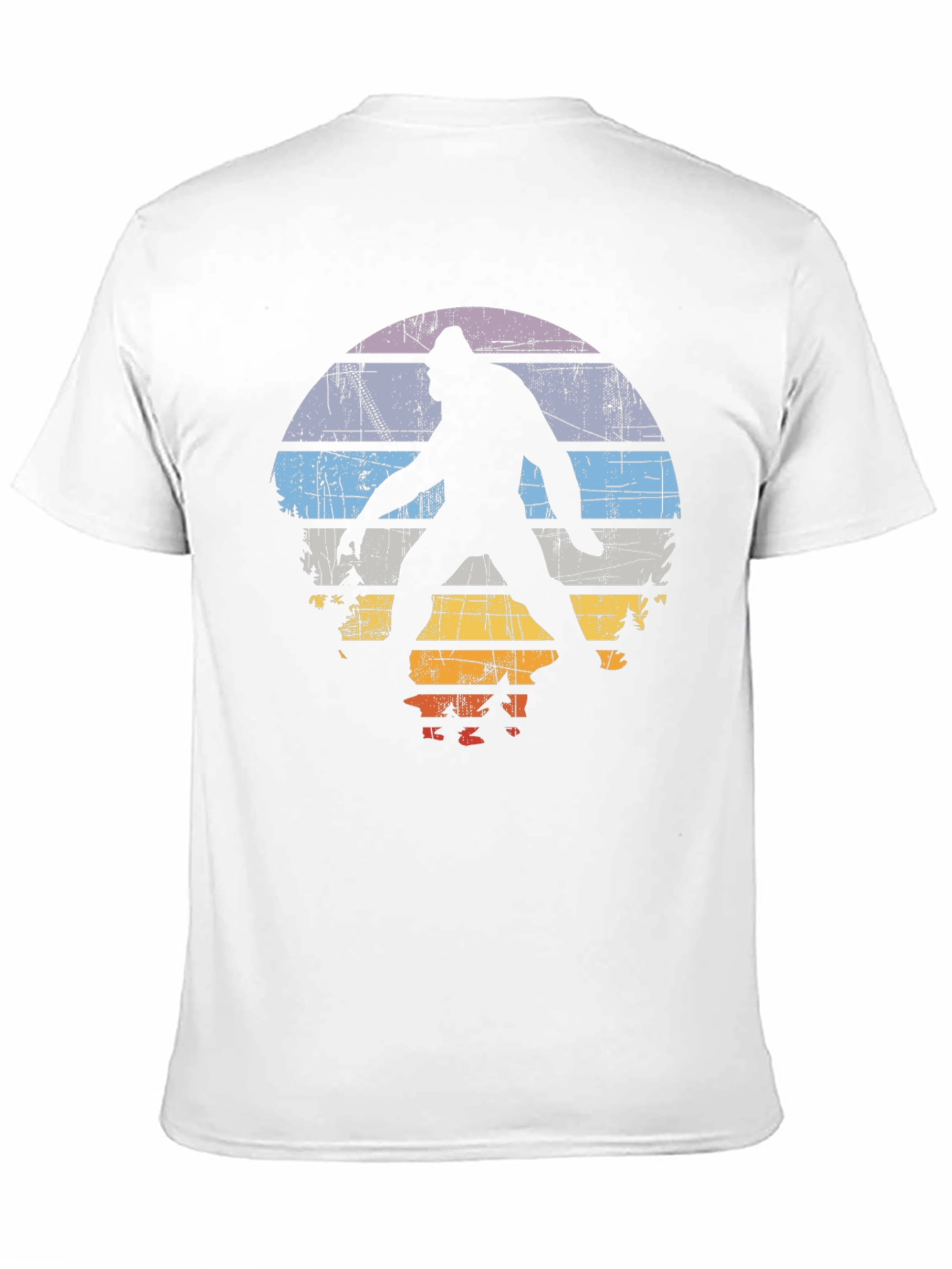 Black Retro Bigfoot T-Shirt view 11