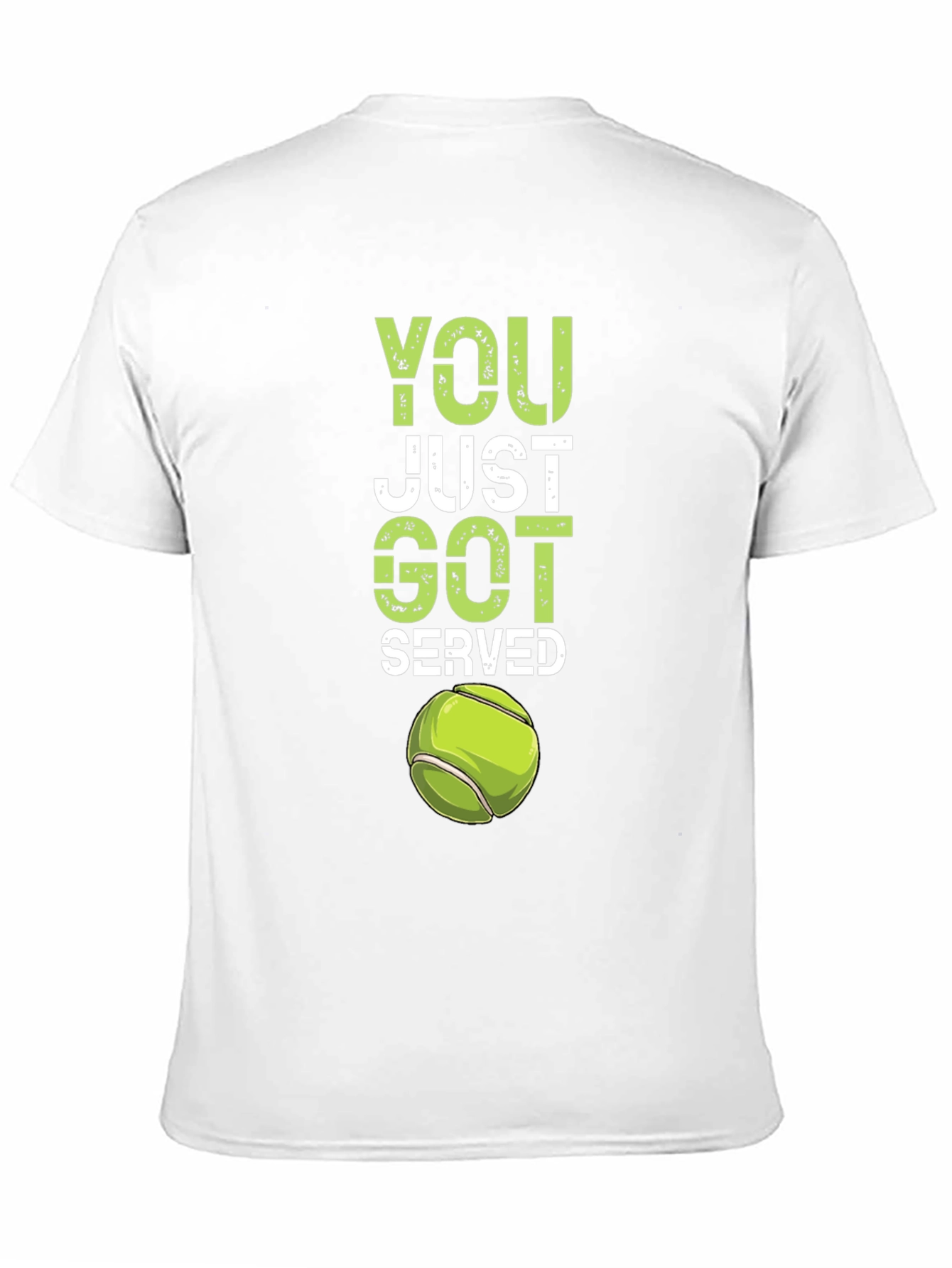 Black You Just Got Served Tennis T-Shirt view 11
