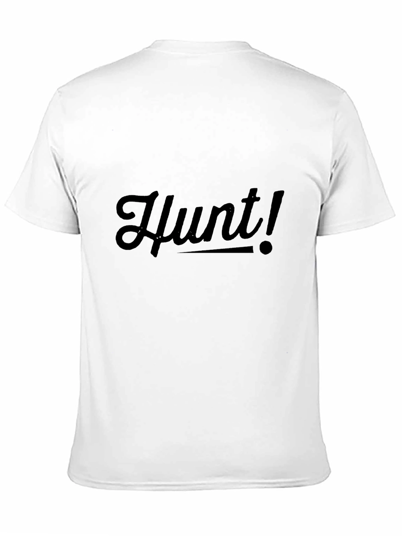 Black Hunt! Black Graphic Tee - Stylish Casual Wear view 11