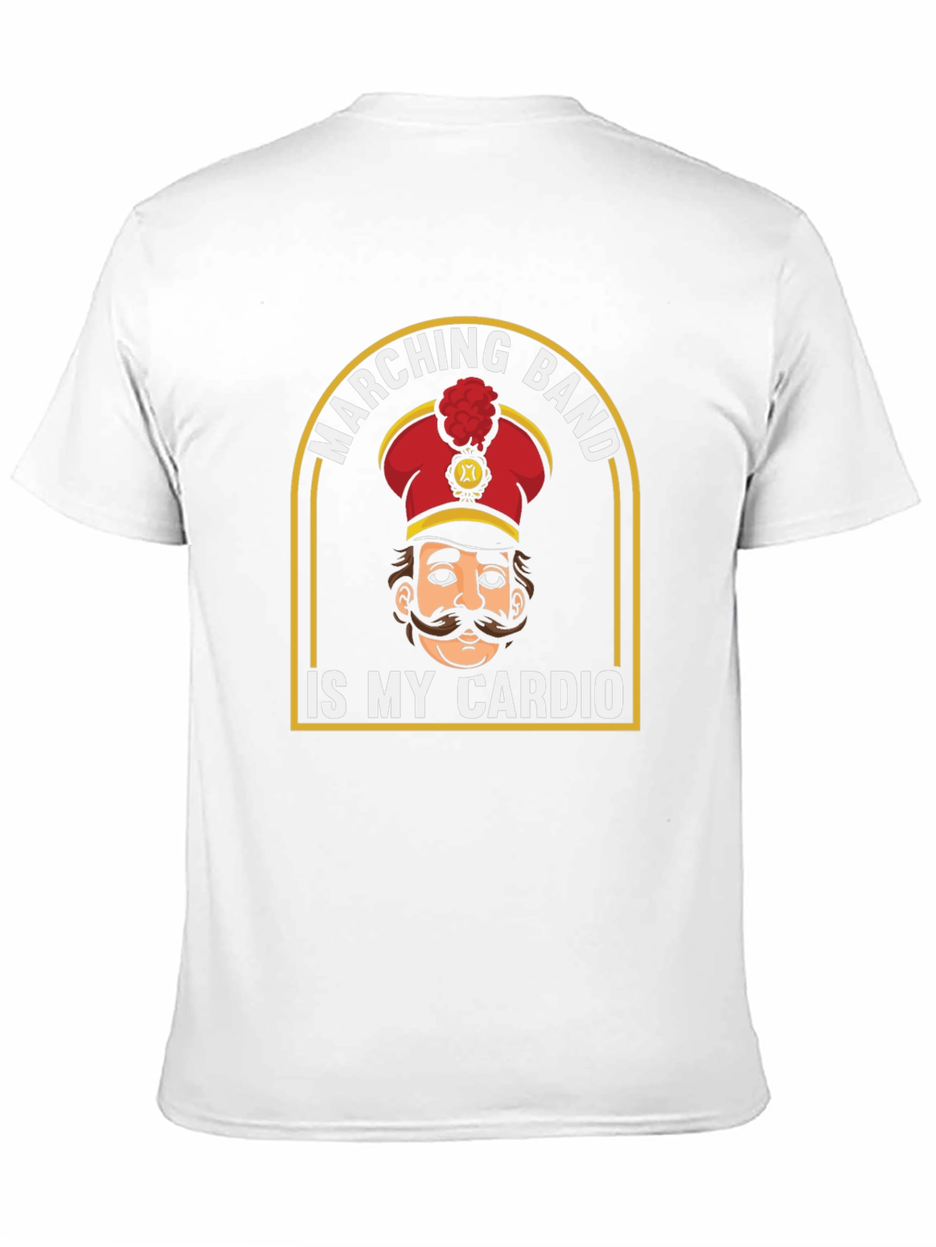 Black Marching Band Is My Cardio Funny T-Shirt view 11