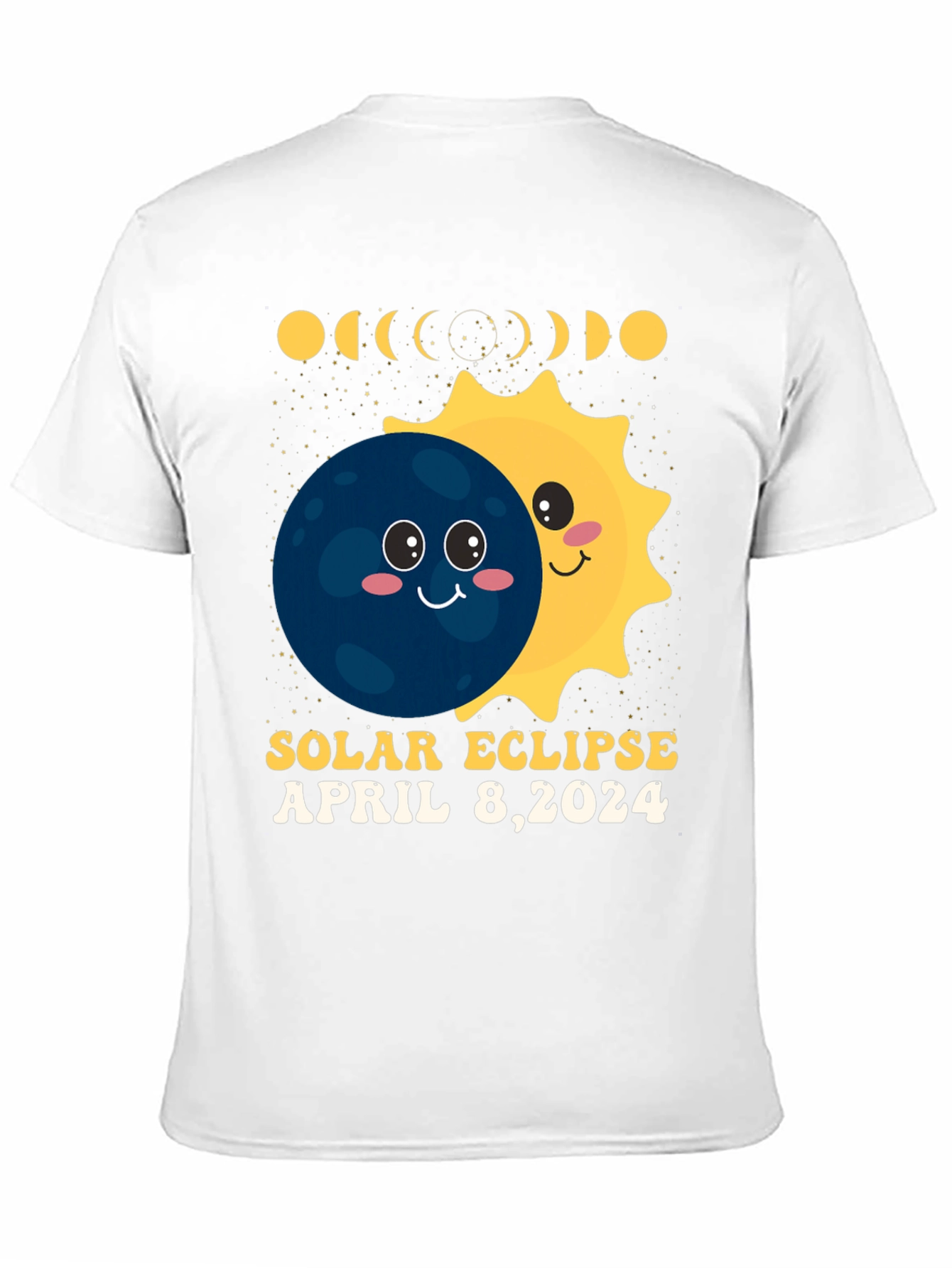 Black Solar Eclipse April 8, 2024 T-Shirt view 11